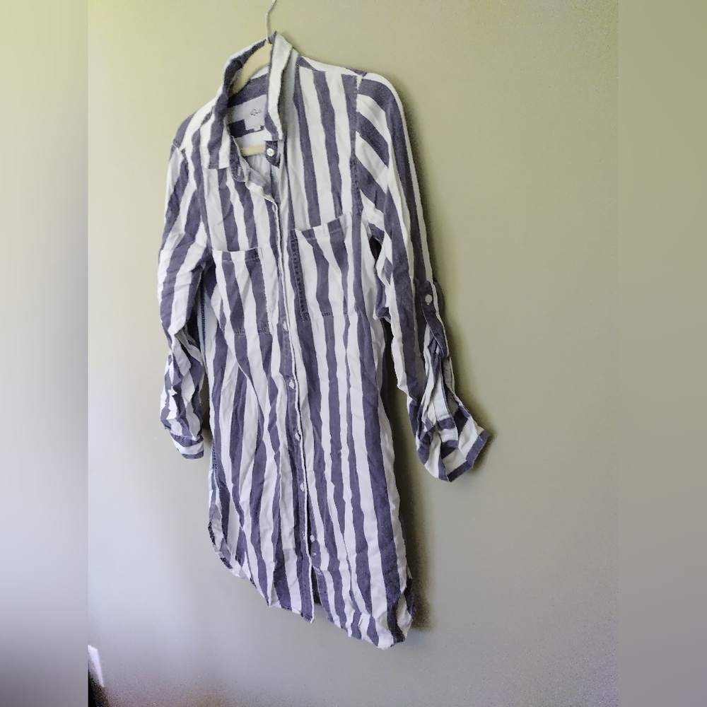 Rails Julian Libson Stripe Collared Button Down T… - image 7